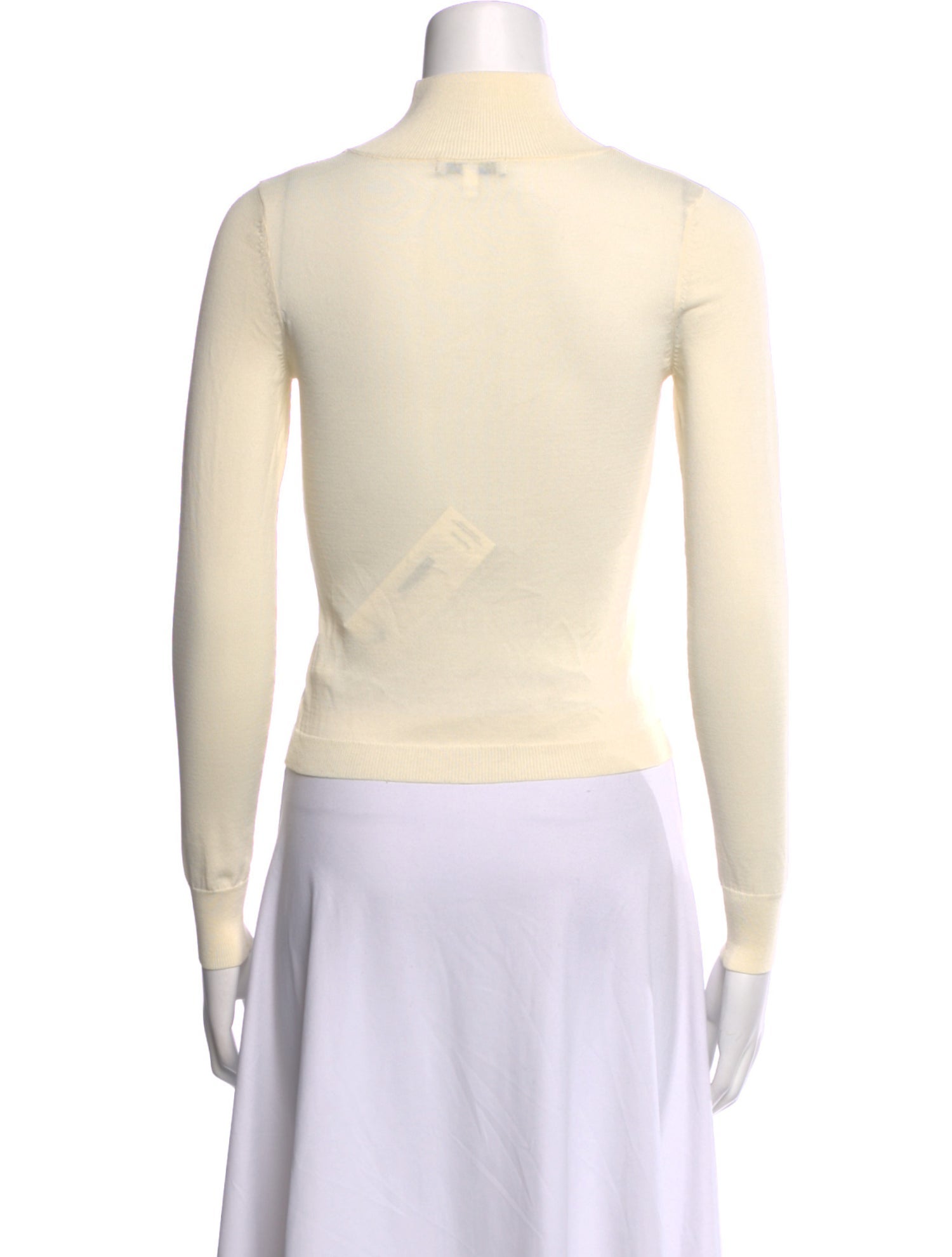 Miaou Turtleneck Long Sleeve Crop Top